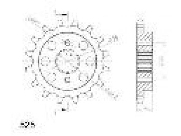 Kit transmisión Ducati Hypermotard 950 19/24 - Hypermotard (SP) 939 16/18 Supersprox-DID acero con retenes [2]