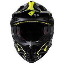 Casco Cross UFO Intrepid negro-fluor [3]