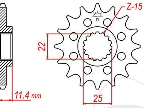 PIÑON 15D JTF1902.15 520 15D KTM  [0]