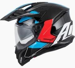 Casco Airoh Bandit Tune Blue/Red gloss