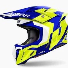 Casco Airoh Twist 3 Dizzy Blue/Yellow gloss
