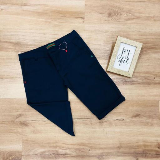 Pantalon corto niño azul oscuro gcc. [0]
