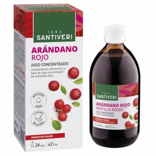 ARANDANO ROJO JUGO CONCENTRADO SANTIVERI 490 ML. [0]