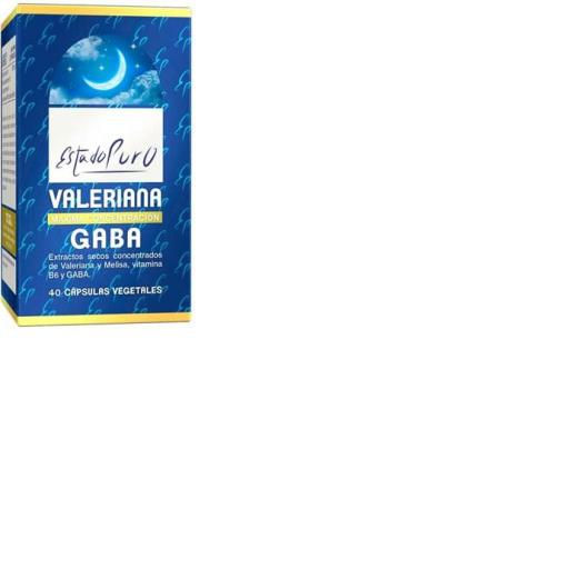 VALERIANA - GABA ESTADO PURO 40 CAPSULAS( F CADUCIDAD 7/26)