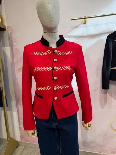 Chaqueta Paddington | Blazer estilo militar con bordados dorados [2]