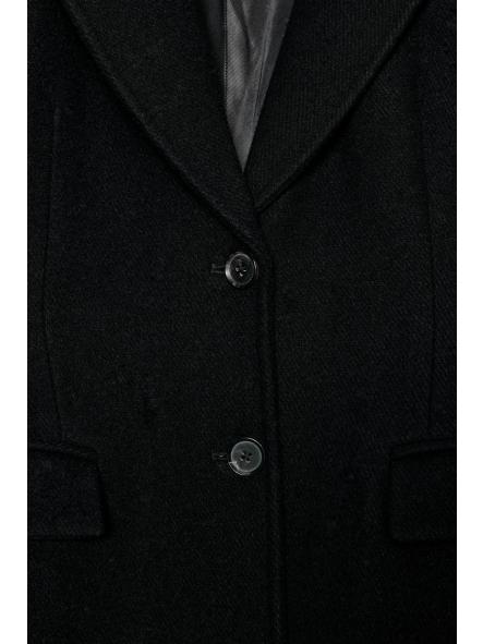 Abrigo Nordic Luxe | Abrigo largo de invierno con cuello efecto pelo [5]