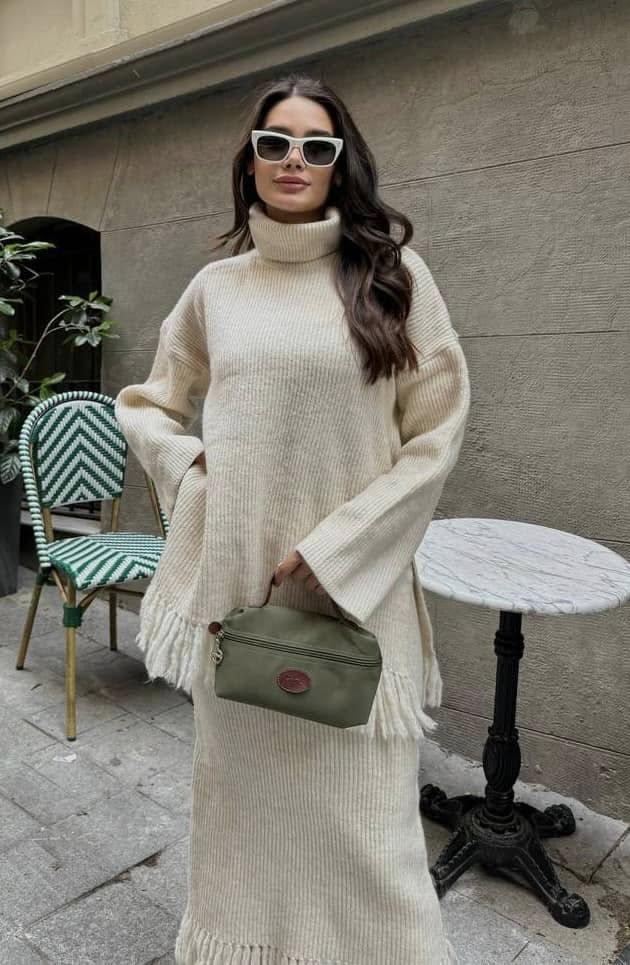 Conjunto Irona | Conjunto de punto y flecos