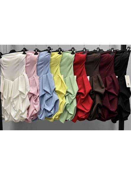 Vestido Drama | Vestido palabra de honor con falda globo [6]