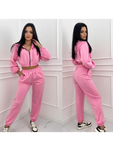 Conjunto Soft Street | Chándal cropped con cremallera y jogger [5]