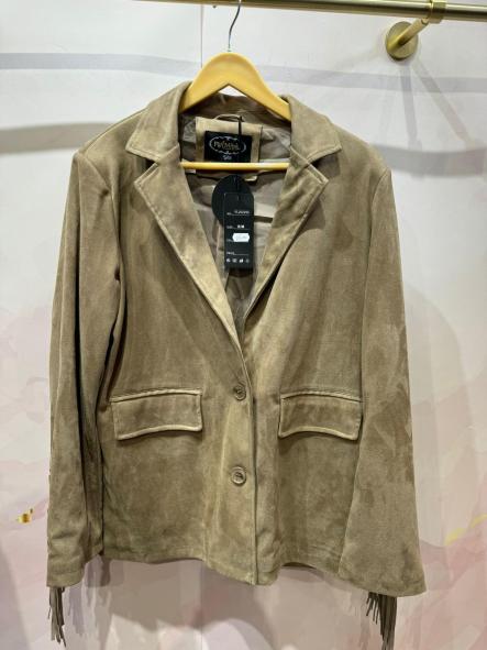 Chaqueta Wild West | Americana de antelina con flecos largos [3]