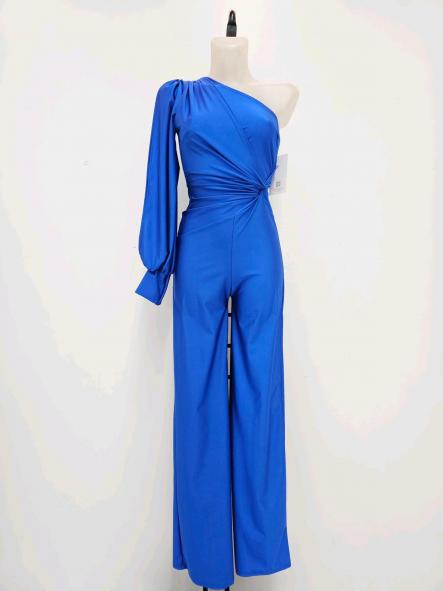 Mono Gala Asimétrico | Elegancia Satinada de Fiesta [6]