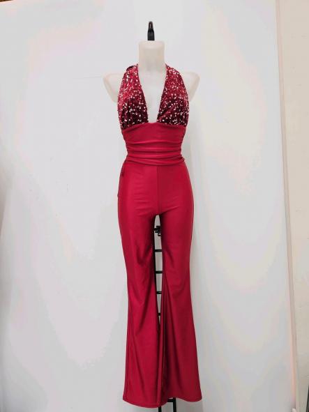 Mono Halter Crystal | Mono de fiesta con lentejuelas [7]