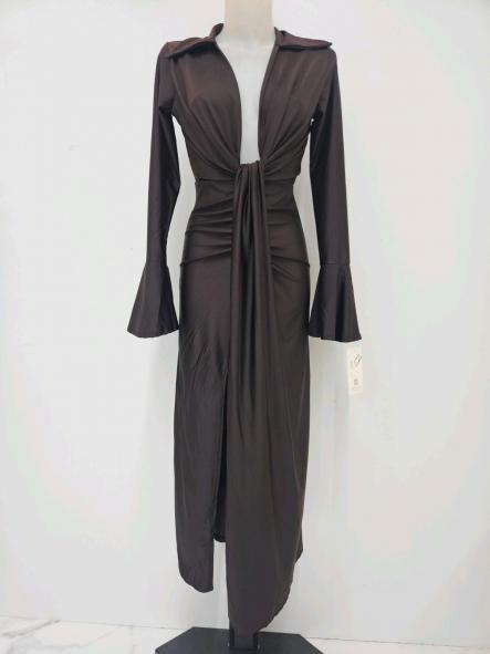 Vestido Amaia | Vestido largo escote nudo [3]