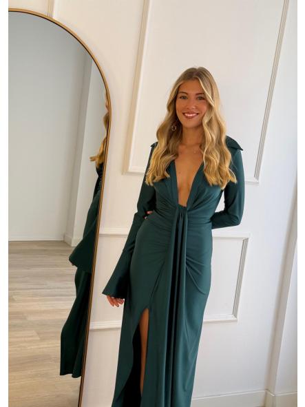 Vestido Amaia | Vestido largo escote nudo [4]