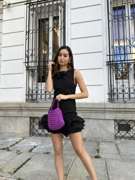 Vestido Praga | Mono corto con falda globo y espalda abierta [2]