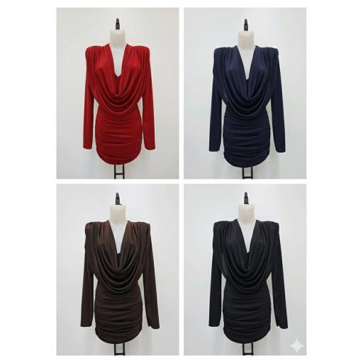 Vestido Drapeado [3]