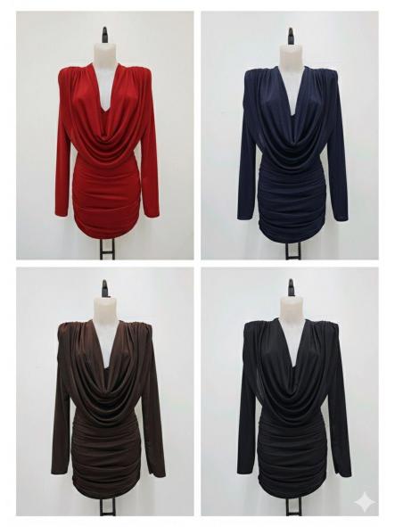 Vestido Drapeado [7]