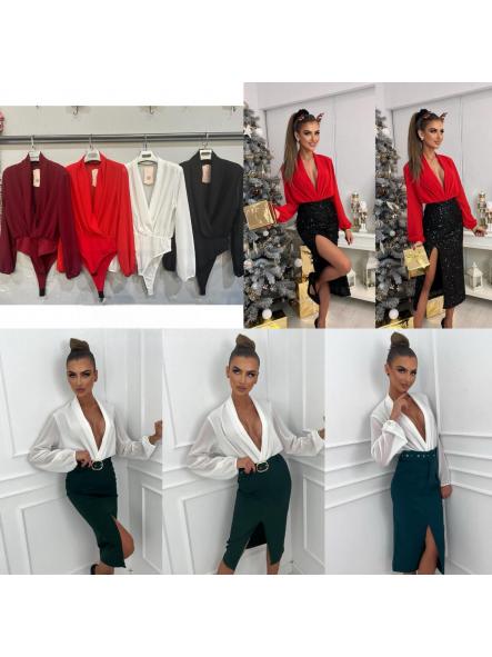 Body Gala Air | Body cruzado de gasa fluida [3]