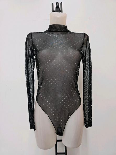 Body Crystal Mesh | Body transparente con microbrillos [3]