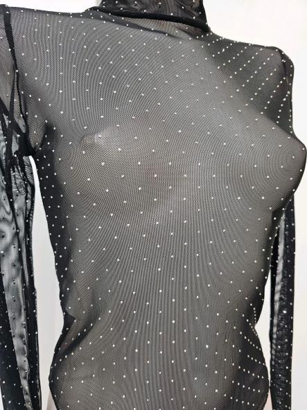 Body Crystal Mesh | Body transparente con microbrillos [2]