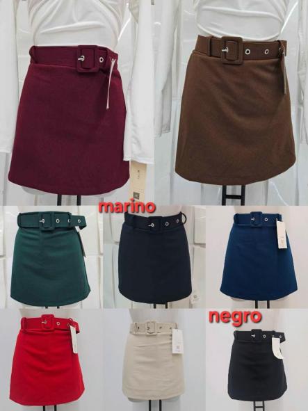 Falda Pantalón Mini Belt | Falda corta con cinturón [7]