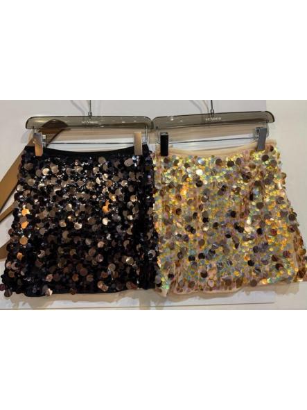 Falda Glow | Mini de lentejuelas gigantes efecto discoteca [5]