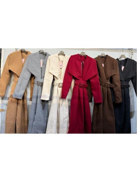 Abrigo Viena | Abrigo de paño con cinturón [6]