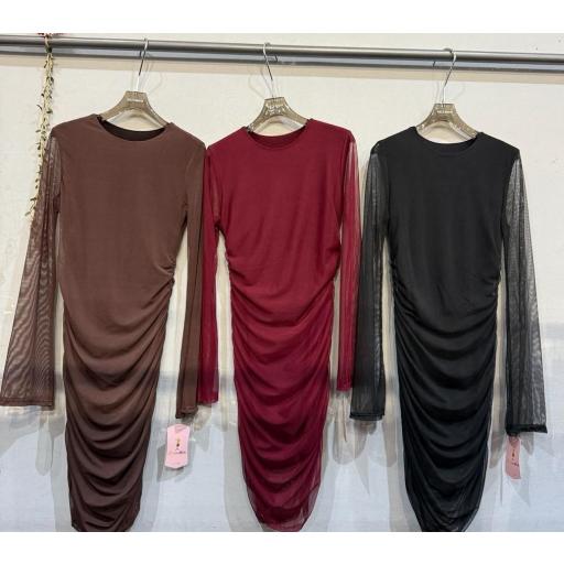 Vestido Manga Tul [3]