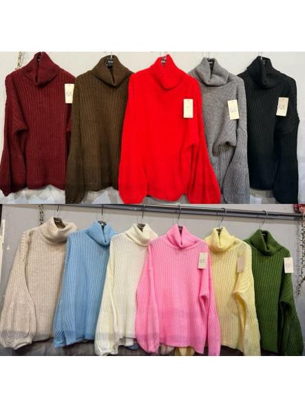 Jersey Cozy Roll | Jersey de punto canalé con cuello vuelto [7]