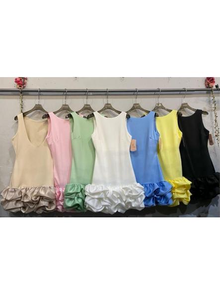 Vestido Praga | Mono corto con falda globo y espalda abierta [6]