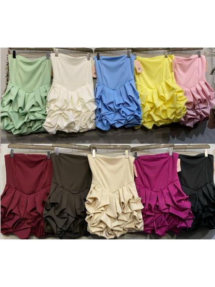 Vestido Drama | Vestido palabra de honor con falda globo [7]