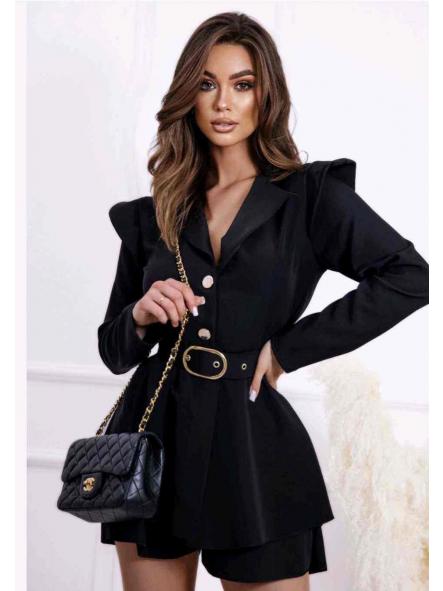 Mono Cinturón | Vestido Americana con Cinturón