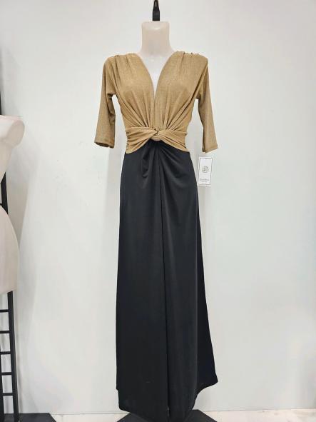 Mono Galaxy Twist | Mono largo con nudo frontal y escote profundo [2]