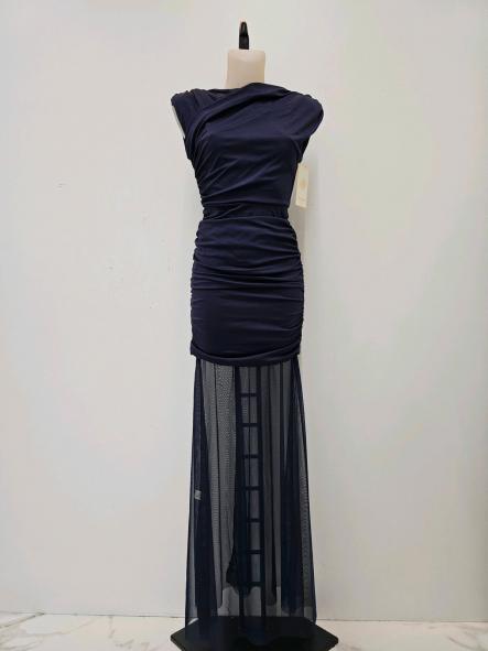 Conjunto Eclipse Duo | Conjunto drapeado con falda larga de tul [7]