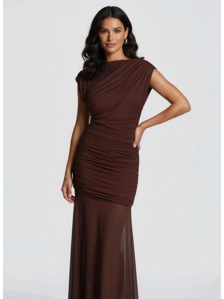 Conjunto Eclipse Duo | Conjunto drapeado con falda larga de tul [5]