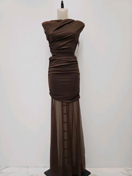 Conjunto Eclipse Duo | Conjunto drapeado con falda larga de tul [1]