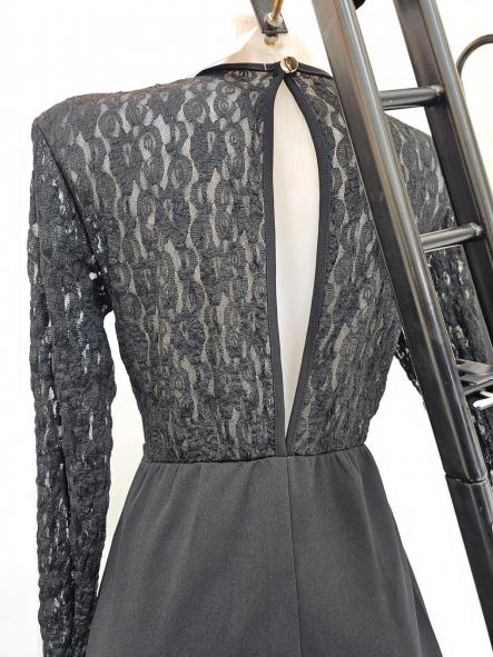 Mono Lace BB | Mono corto de encaje con cinturón joya [4]