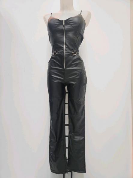 Mono Adriana | Efecto cuero con cremallera [3]