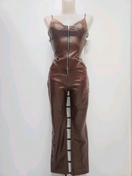 Mono Adriana | Efecto cuero con cremallera [5]