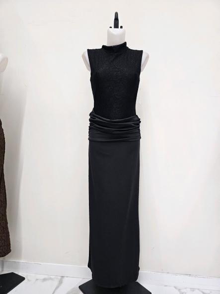 Vestido Largo Encaje Elegance | Vestido Largo Ajustado con Detalle de Encaje [3]