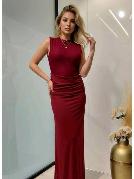 Vestido Largo Encaje Elegance | Vestido Largo Ajustado con Detalle de Encaje