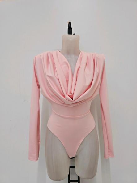 Body Cascada | Body drapeado de escote fluido [5]