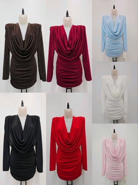 Vestido Drapeado [7]