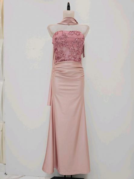 Vestido Belladonna | Vestido largo palabra de honor bordado [7]