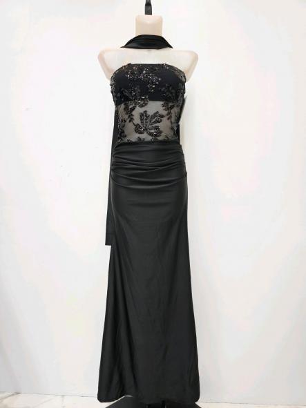 Vestido Belladonna | Vestido largo palabra de honor bordado [6]