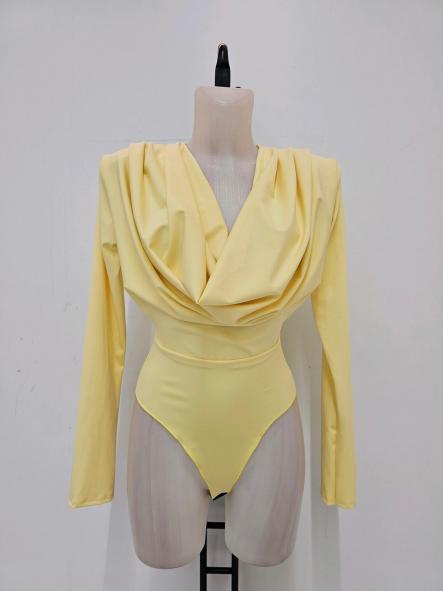 Body Cascada | Body drapeado de escote fluido [6]
