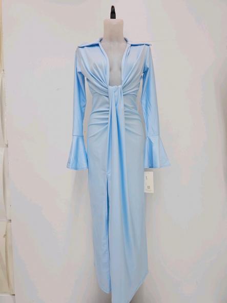 Vestido Amaia | Vestido largo escote nudo [6]