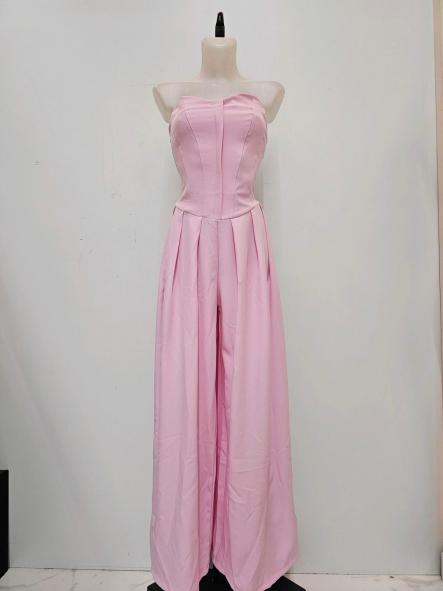 Mono Corsé Fluido | Mono largo palabra de honor con pierna ancha [5]