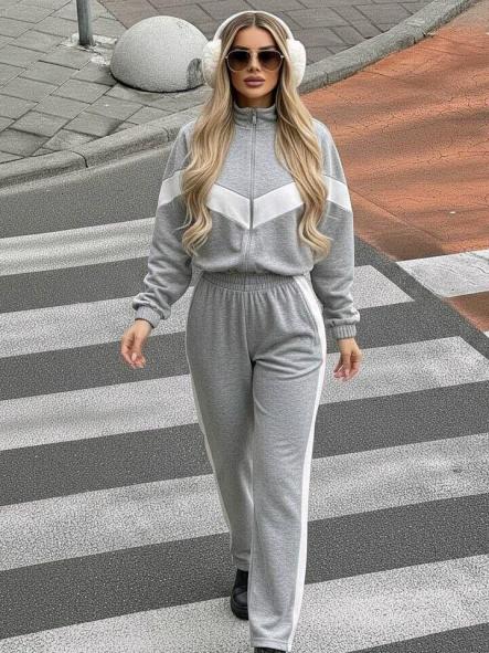 Conjunto Urban Motion | Conjunto Deportivo Bicolor Cremallera [2]