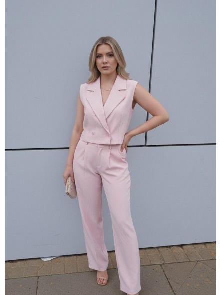 Conjunto Brisa Chic | Chaleco cruzado y pantalón fluido de vestir [5]